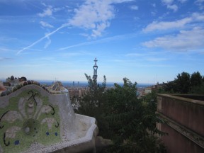 Park Güell in Barcelona, Spain