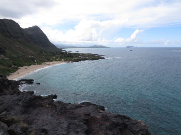 Scenic outlook along Oahu's west shore