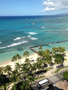 Waikiki from my hotel room