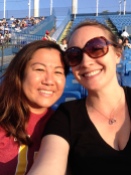 Jen and I at the Sparrows Game